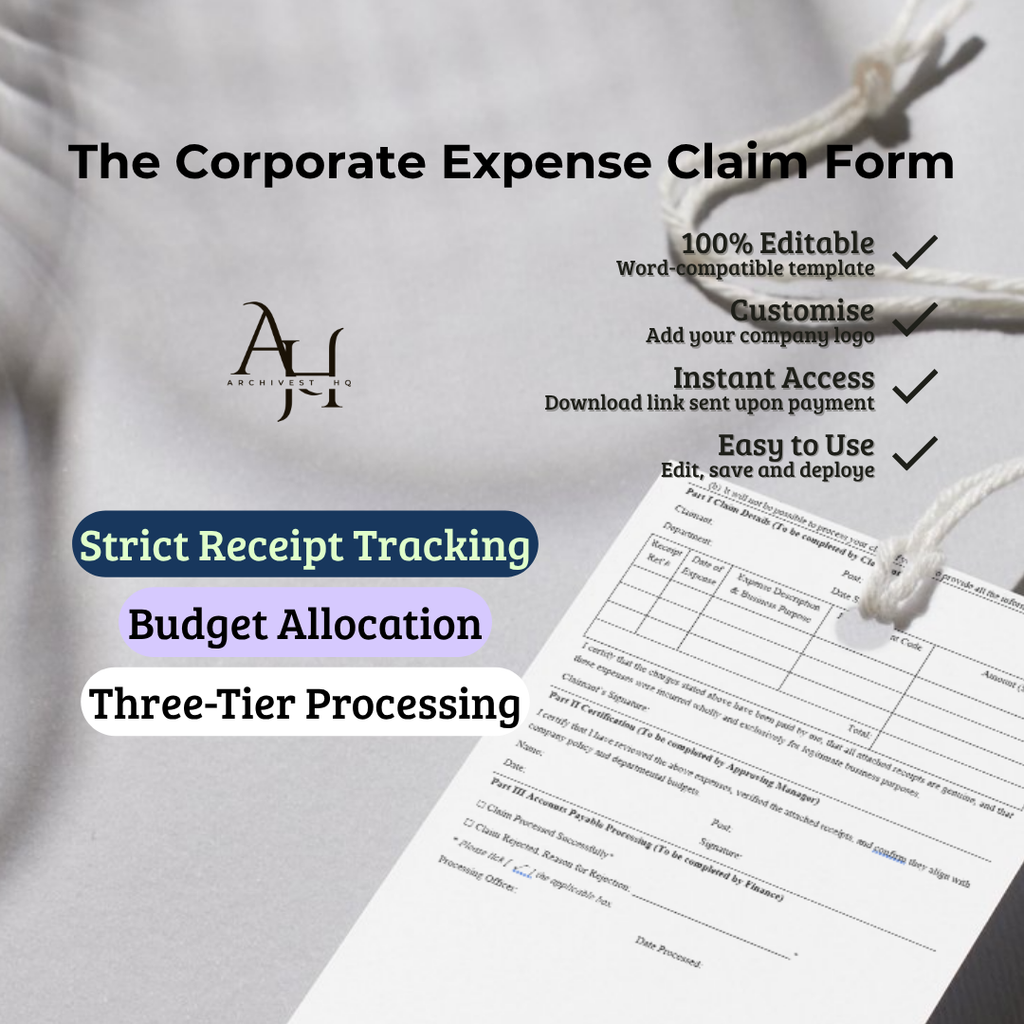 Expense Claim Form