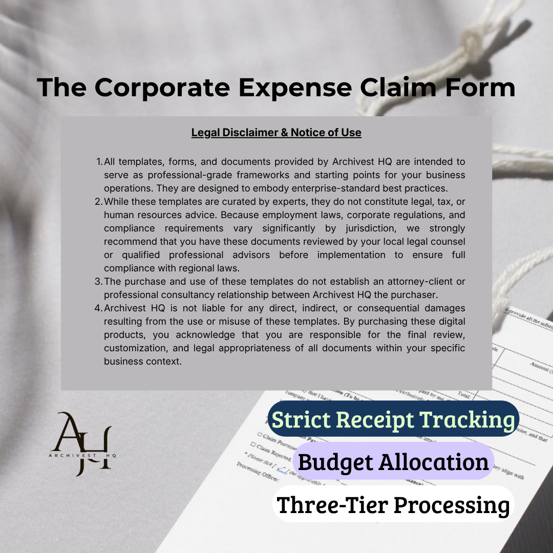 Expense Claim Form